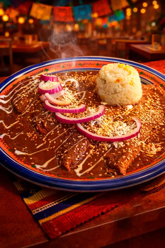 Envueltos de Mole Casa Tonalli Puebla